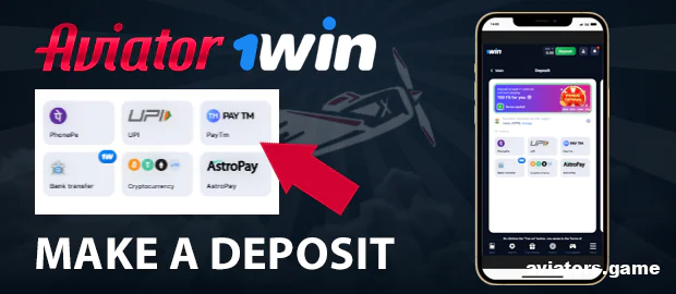 Зробіть депозит у 1Win